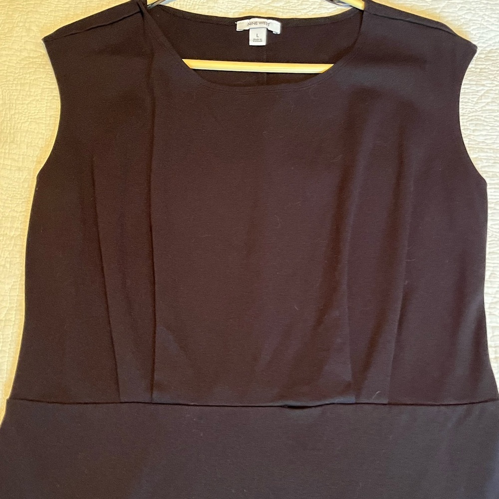 Nine West Black Sleeveless Dress